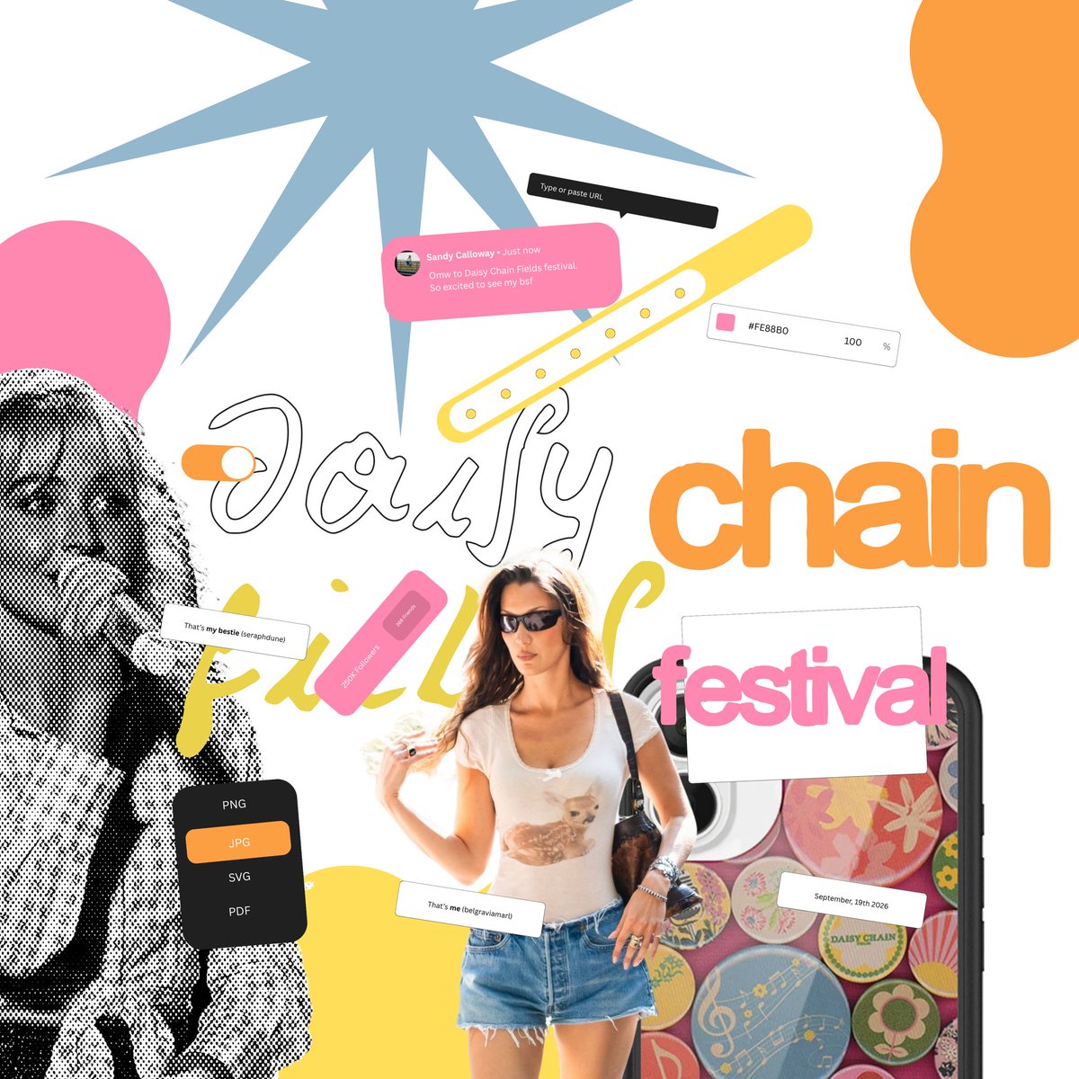 belgraviamarl's tweet photo. 𖡗  . . .  [ Type In : Brontë 47 iSSue ]

|  19’09’2026. | File_005 Zip. >> Sandy Calloway spotted at Daisy Chain Fields in Great Park, Irvine, CA, showing up to support her best friend as she took the stage at the women-led festival.

#DaisyChainFieldsRP https://t.co/C0vdCvVwrn