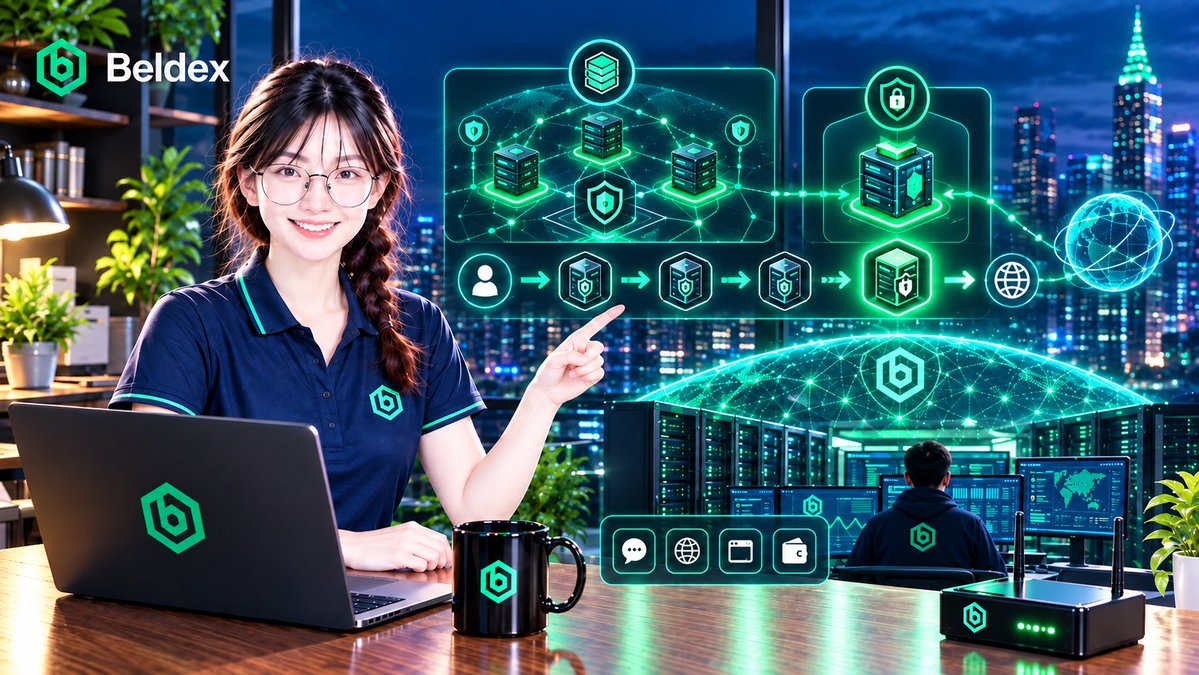 0xPeggy_'s tweet photo. Good morning🔆

Happy Weekend to everyone!

Masternodes and Exit Nodes: Two Roles, One Ecosystem @BeldexCoin 

When discussing Beldex's infrastructure, it is easy to lump all "nodes" together into a vague, catch-all concept. In reality, however, masternodes and exit nodes perform distinct functions, even though they share a common goal: building a private, decentralized ecosystem.

Masternodes – The Heart of the Network

Beldex operates on a decentralized network of masternodes that secure the blockchain and facilitate data routing across the entire system. 

You can think of the masternode as the core component that keeps the internal "machinery" running smoothly handling everything from blockchain security and network participation to routing support. This architectural foundation underpins Beldex’s privacy-focused products.

Exit Nodes – The Gateway to the Outside World

In contrast, an exit node only comes into play when BelNet traffic needs to leave the private routing environment to reach its final destination on the open internet. Consider the data journey:

User → Relay → Relay → Exit node → Website

Here, relays handle the secure movement of data along a private path, while the exit node serves as the journey's endpoint, opening the gateway for data to proceed onto the public internet.

Why Does This Distinction Matter?

Lumping all "nodes" into a single concept causes us to overlook the core value of decentralized architecture: the fact that each component is specialized for a specific task. One element maintains the system's core (masternode)...