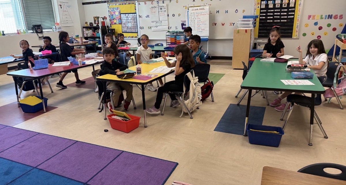 Butler_ES's tweet photo. So exciting to see our Coyotes engaged in learning and our teachers creating meaningful opportunities for scholars to think, collaborate, and grow. We are continuing our Race to Excellence—one classroom at a time! @jpb_coyotes_BES https://t.co/JEO52gGjm1