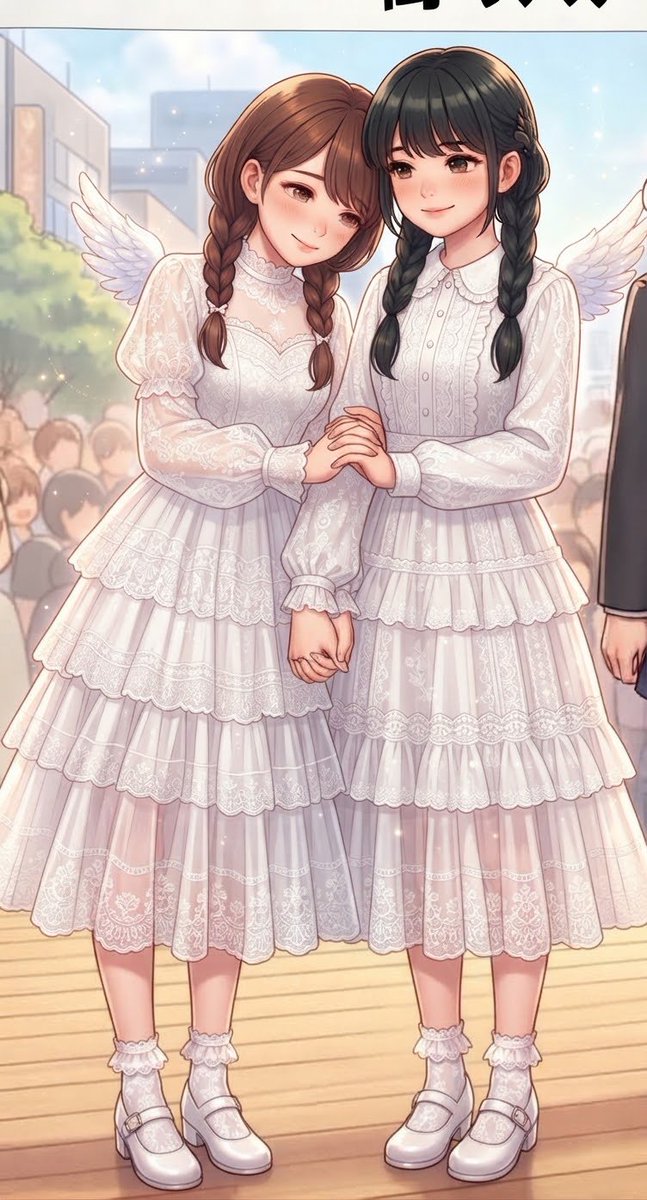 UniLabo3535's tweet photo. 乙女ちゃんの他校の親友　麻友ちゃんと。 https://t.co/2It5RTTcS8