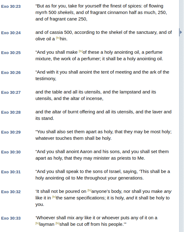 YahandFarming's tweet photo. @against_heresy4 @DaMadMattster When was he anointed and by whom?

Jews &amp; Christians both face another problem from the law.

The "mashiach" oil (anointing, Christos) is only for the Sons of Aaron.

The Talmudists claim this exclusion also applies to the House of David. 

Do you accept Talmud? https://t.co/IUjEpkFTz0
