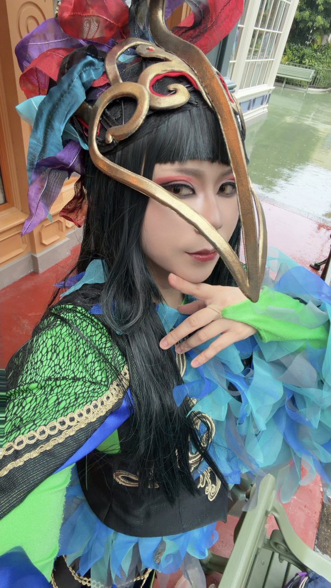 kairinrinn_d's tweet photo. 雨ニモマケズ灰立のDハロ始まりました！ハッピーハロウィン🐦‍⬛
#Dハロ仮装 #Dハロ仮装2026 https://t.co/qd4X01rxmL