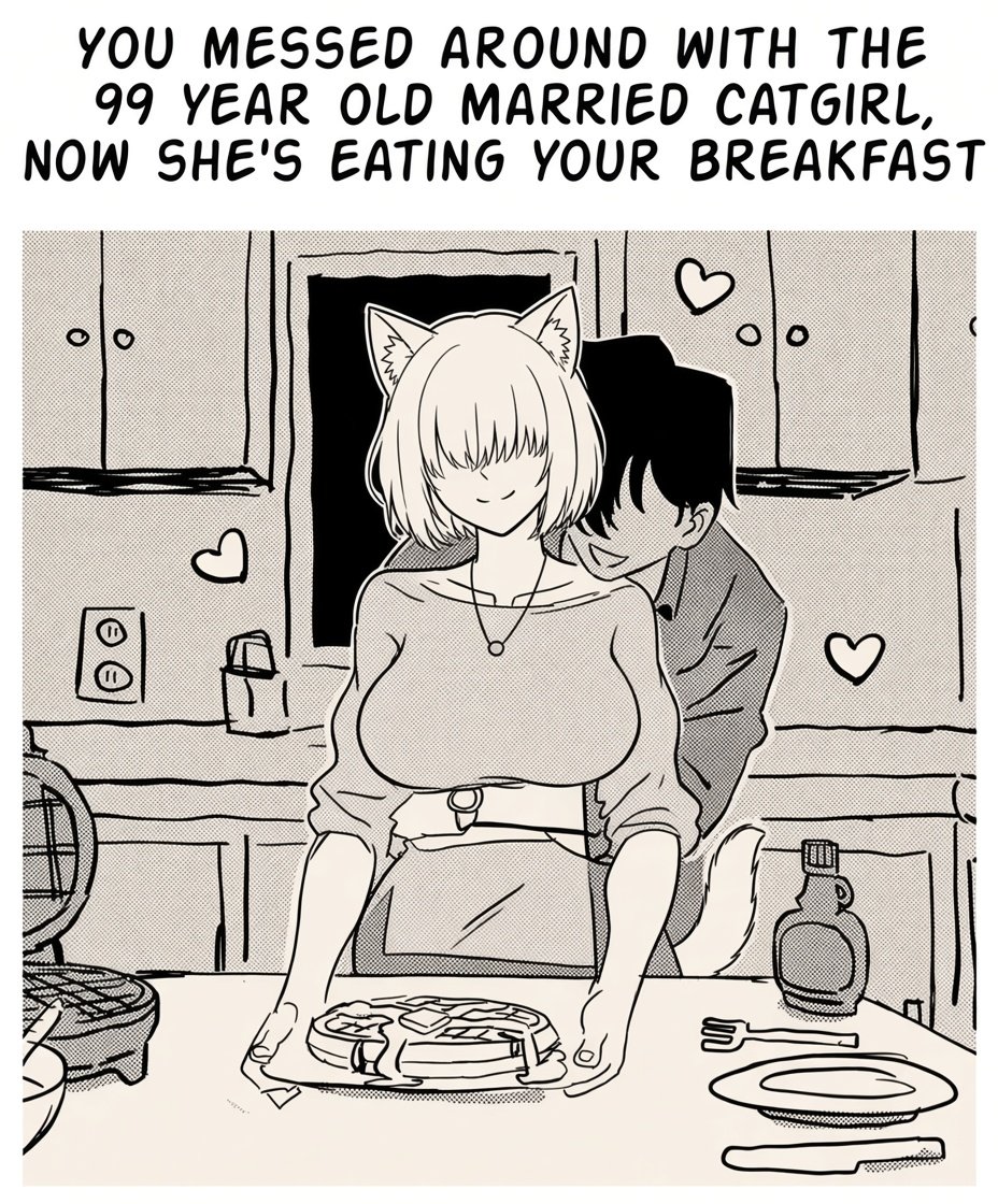 YokoMomoko_Neko's tweet photo. I can be romantic too🥰
I hope youre having a great Caturday! spend the rest of your batteries today since tomorrow is a recovery Sunday 🔋
#caption #meme #humor #edit #aiart #catgirl #married #ntr #cheating #food https://t.co/hkvWraJy1o