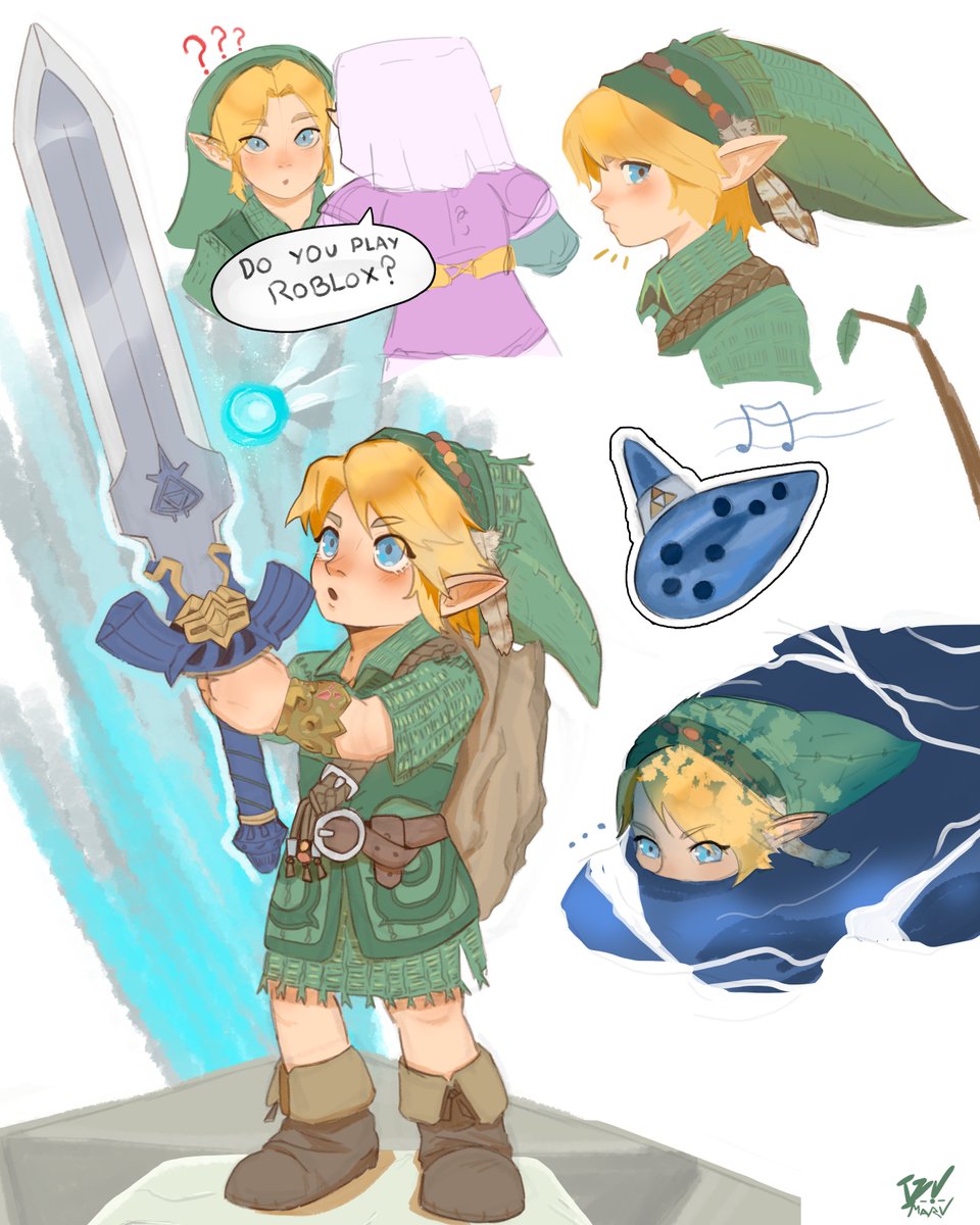Izumaruart's tweet photo. #Zelda #OcarinaOfTime https://t.co/8kcl7PAQQU