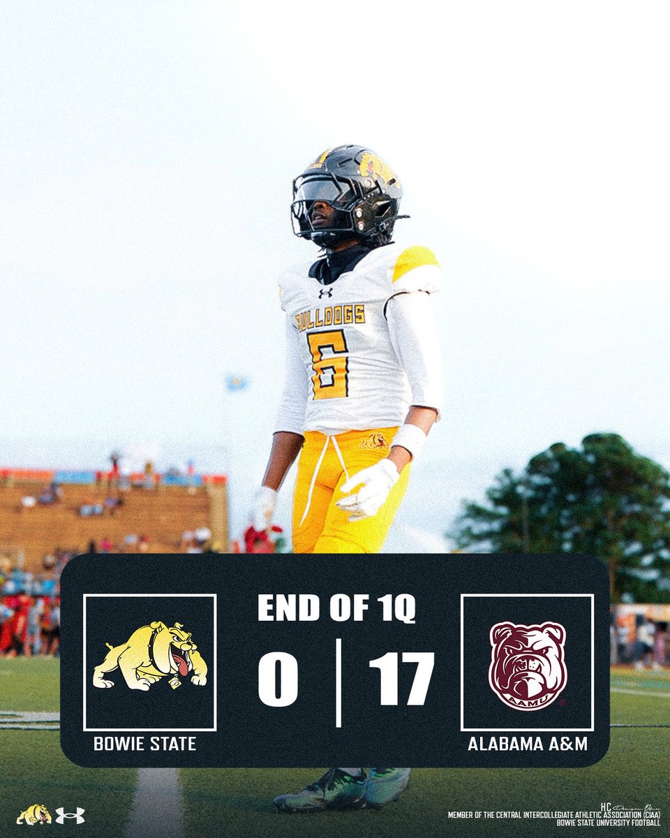 BSU_Sports_Info's tweet photo. FB | End of 1Q

BSU, 0
A&amp;M, 17

#BulldogNation | #BiteDown https://t.co/479GhmyCr4
