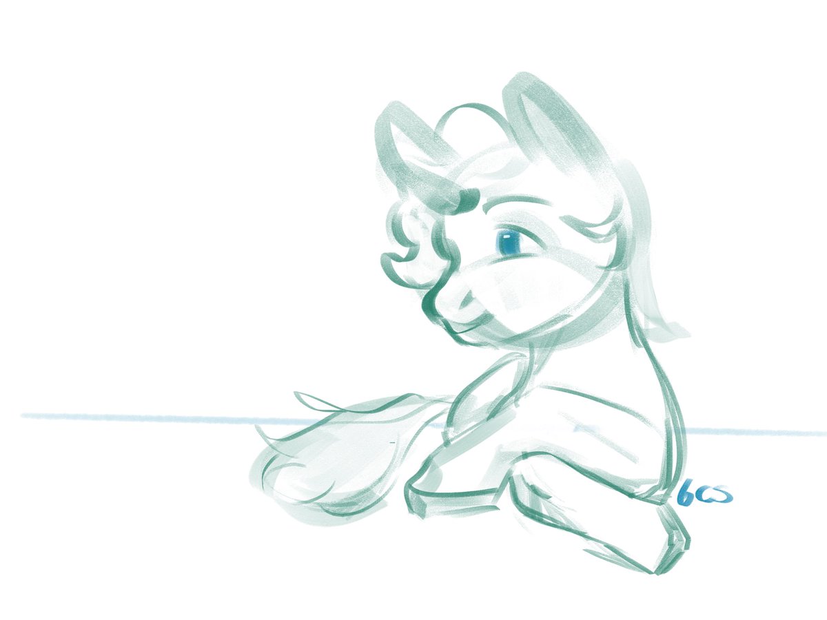 6CloverShot's tweet photo. Weirdly not feeling horny today so here’s a regular sketch https://t.co/5VocWIcM2Y