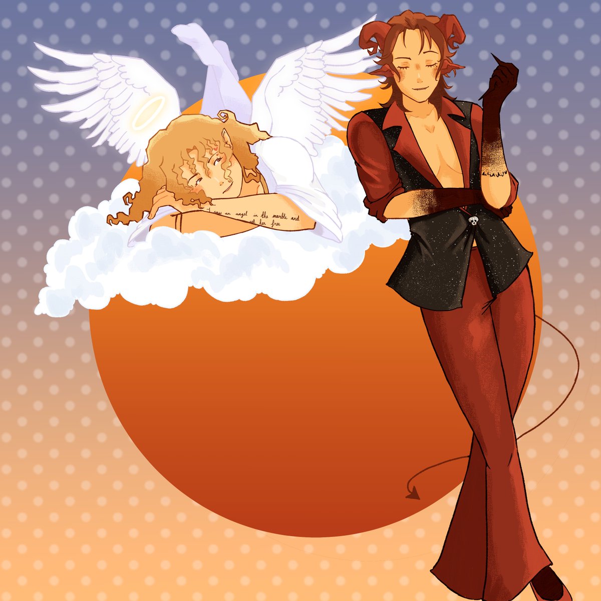 staygofleet's tweet photo. I let a wheel choose these ones 😊😊
Day 4 : Teratophilia - Angel &amp; Demon

#FembuddieWeek2026 #buddie https://t.co/479yp5ZPWo