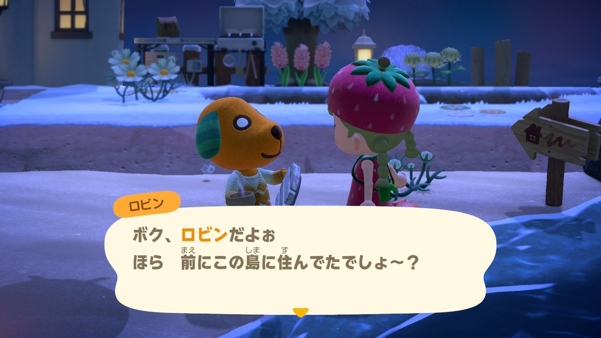 uribow_0373's tweet photo. 前住人のロビンくんが観光しに来てくれてたᵒ̴̶̷̥́ᯅᵒ̴̶̷̣̥̀
少しウルウルしちゃったよ.ᐟ.ᐟ
またいつでも顔見せに来てねෆ
#あつ森 https://t.co/Oxp3kGlL7n