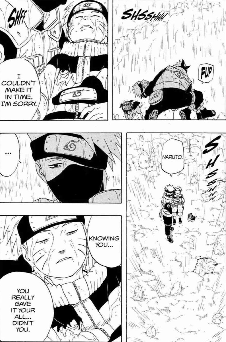 justkmhere's tweet photo. You can even see the sadness in kakashi’s eyes

He knows Naruto gave his all indeed https://t.co/gHiWBbmAzj
