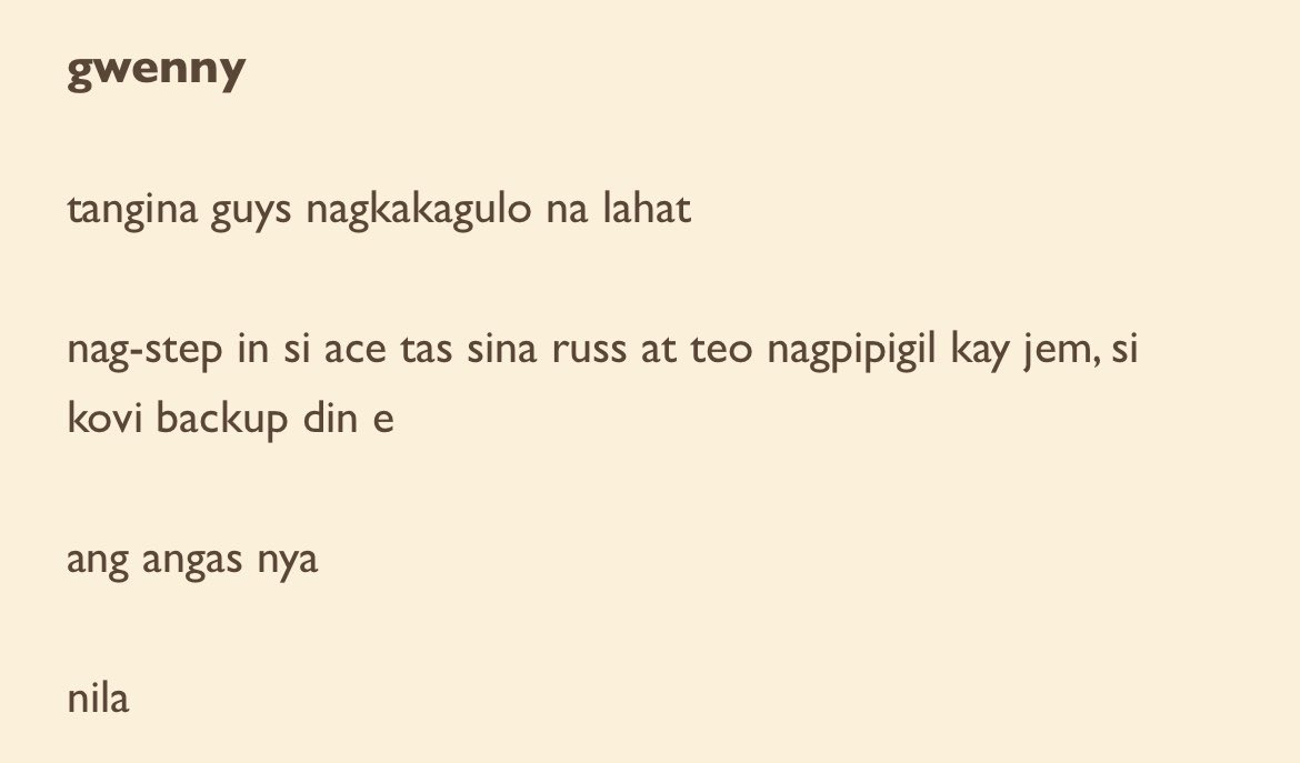 ivanjamesyape's tweet photo. ehem ehem ehem gets kita kay kovi HAHSGWUUWGHAHSUQHAH https://t.co/LGvjh8xAZ9