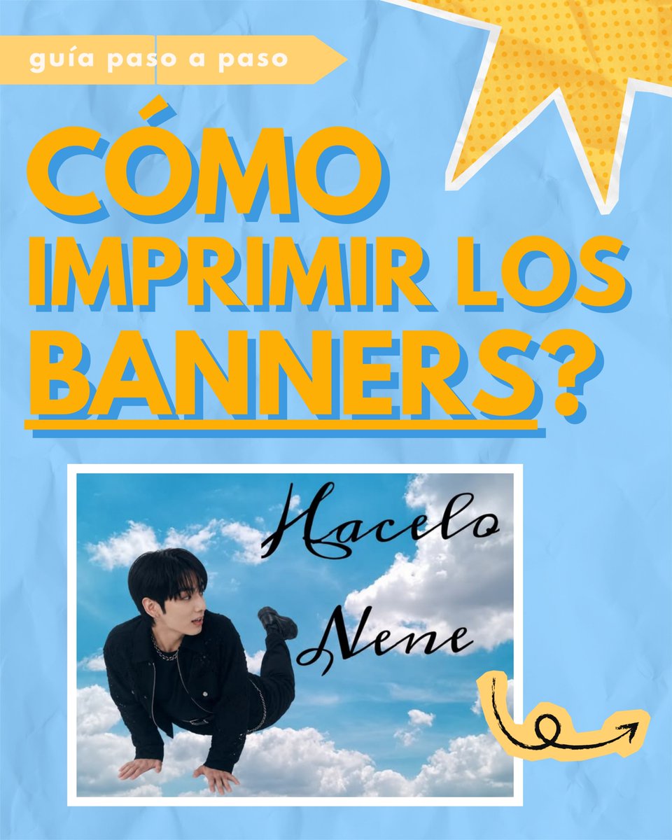 argmyprojects's tweet photo. Para quienes todavía tienen dudas sobre cómo imprimir los banners... les dejamos esta súper guía 🫡 https://t.co/qH7H1SDSN0