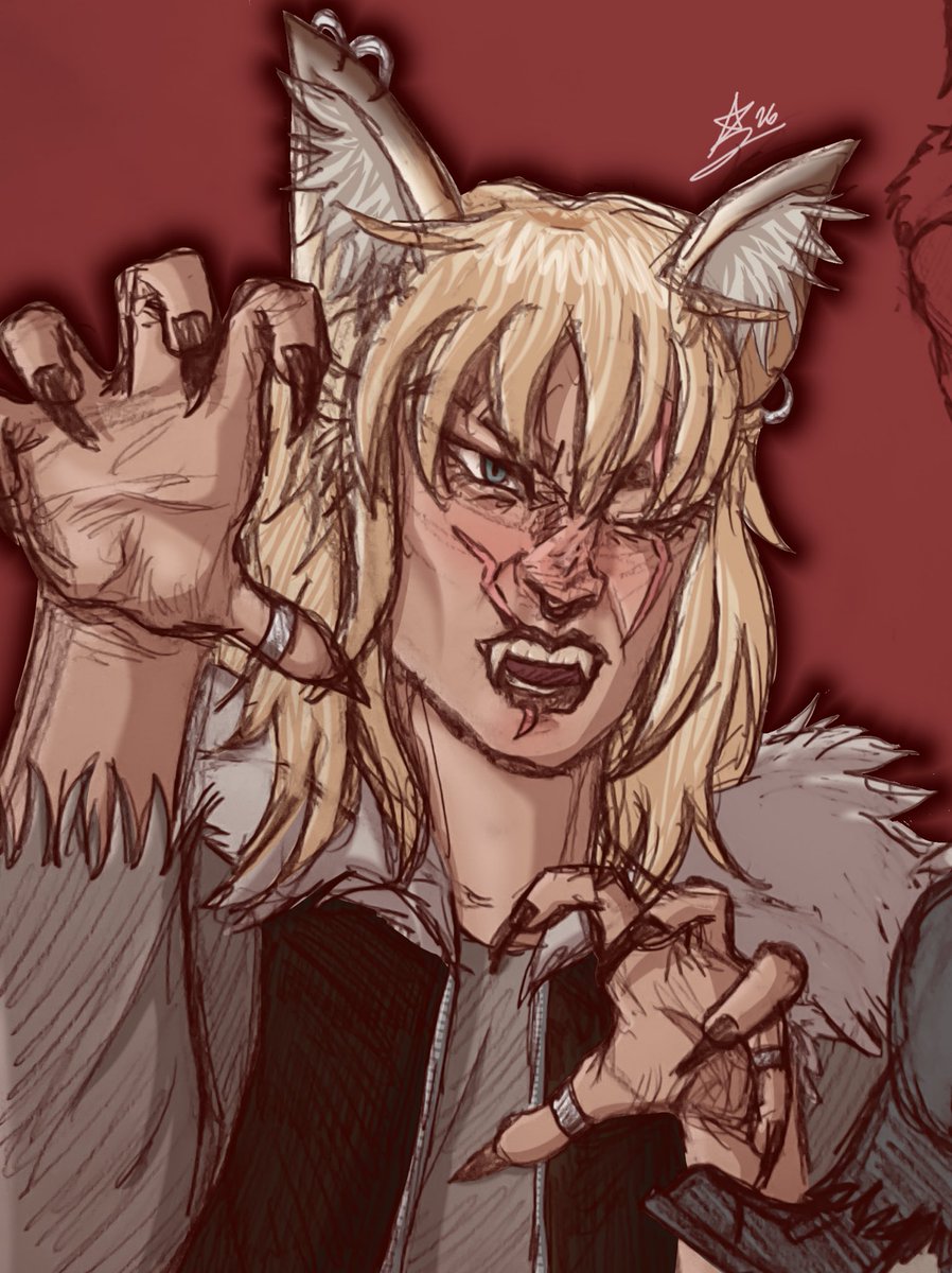 jshvox's tweet photo. Meet my new werewolf oc Zylia Liulf #oc https://t.co/cxzRSbE9Kl