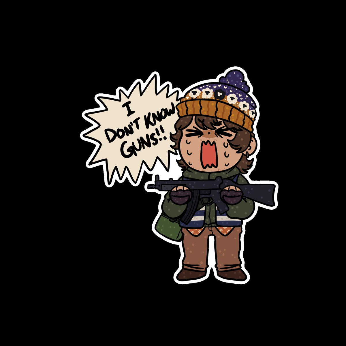 doodleebug13's tweet photo. Bryan the silly man you are
Some sticker ideas? Possibly? 
#ResidentEvil https://t.co/TyeP1dq9Mp