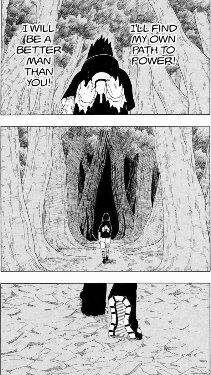 justkmhere's tweet photo. Sasuke finally choosing not to follow everything itachi says but to find his own path in search for power https://t.co/sdqfsxiIQ3