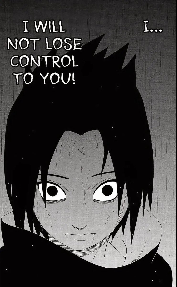 justkmhere's tweet photo. Sasuke finally choosing not to follow everything itachi says but to find his own path in search for power https://t.co/sdqfsxiIQ3