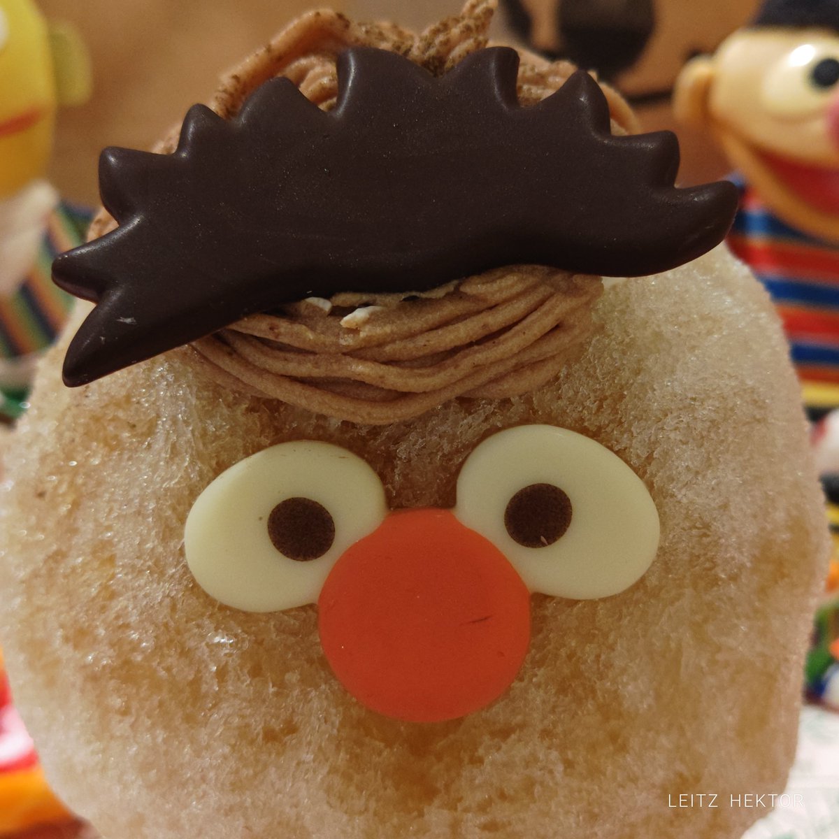 No2Bert's tweet photo. 涼しいのにアーニーの氷を食べてきたよ
栗とほう��茶氷
モンブランだと思ったらほうじ茶餡？クリームだったよ
栗は最後にゴロゴロ入っていたよ
最後は震えながら食べてた(笑)😀（笑）
#セサミストリートMarket〜池袋店 
#栗とほうじ茶氷
#アーニー https://t.co/7XOQphbY0Z