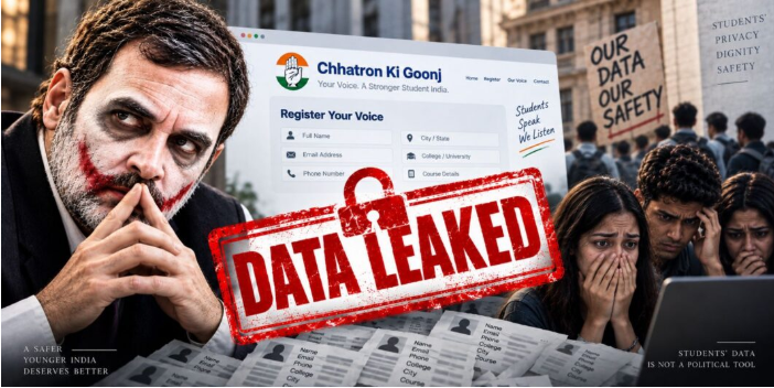 OpIndia_com's tweet photo. #Exclusive: Mobile numbers, details of lakhs left exposed on Chhatron Ki Goonj website of Rahul Gandhi

https://t.co/aK54nyywI5 https://t.co/uEUY8gWNSX