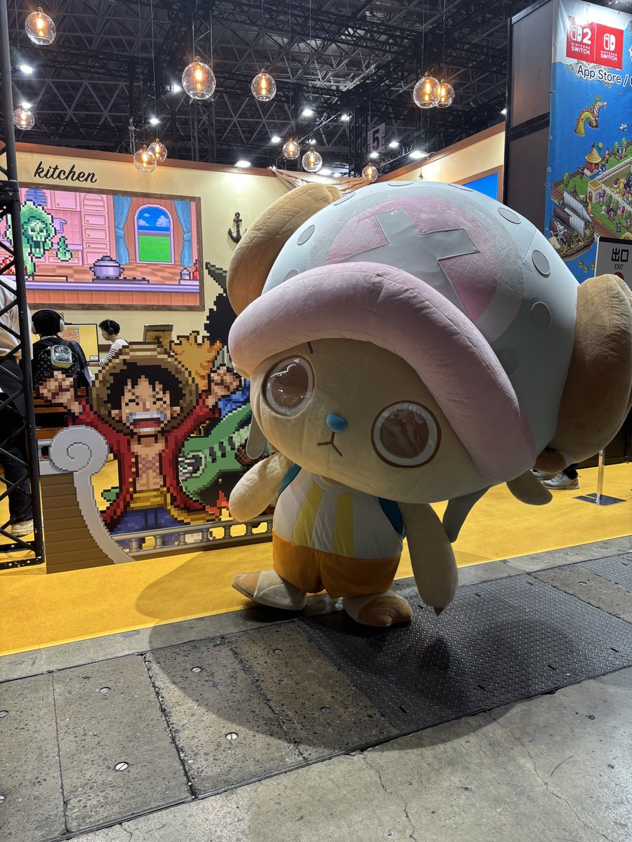 buchinui's tweet photo. 東京ゲームショウ、めっちゃおもろかったぁー！
雨でヤバかったけどね！ https://t.co/ozYoDbUzgc