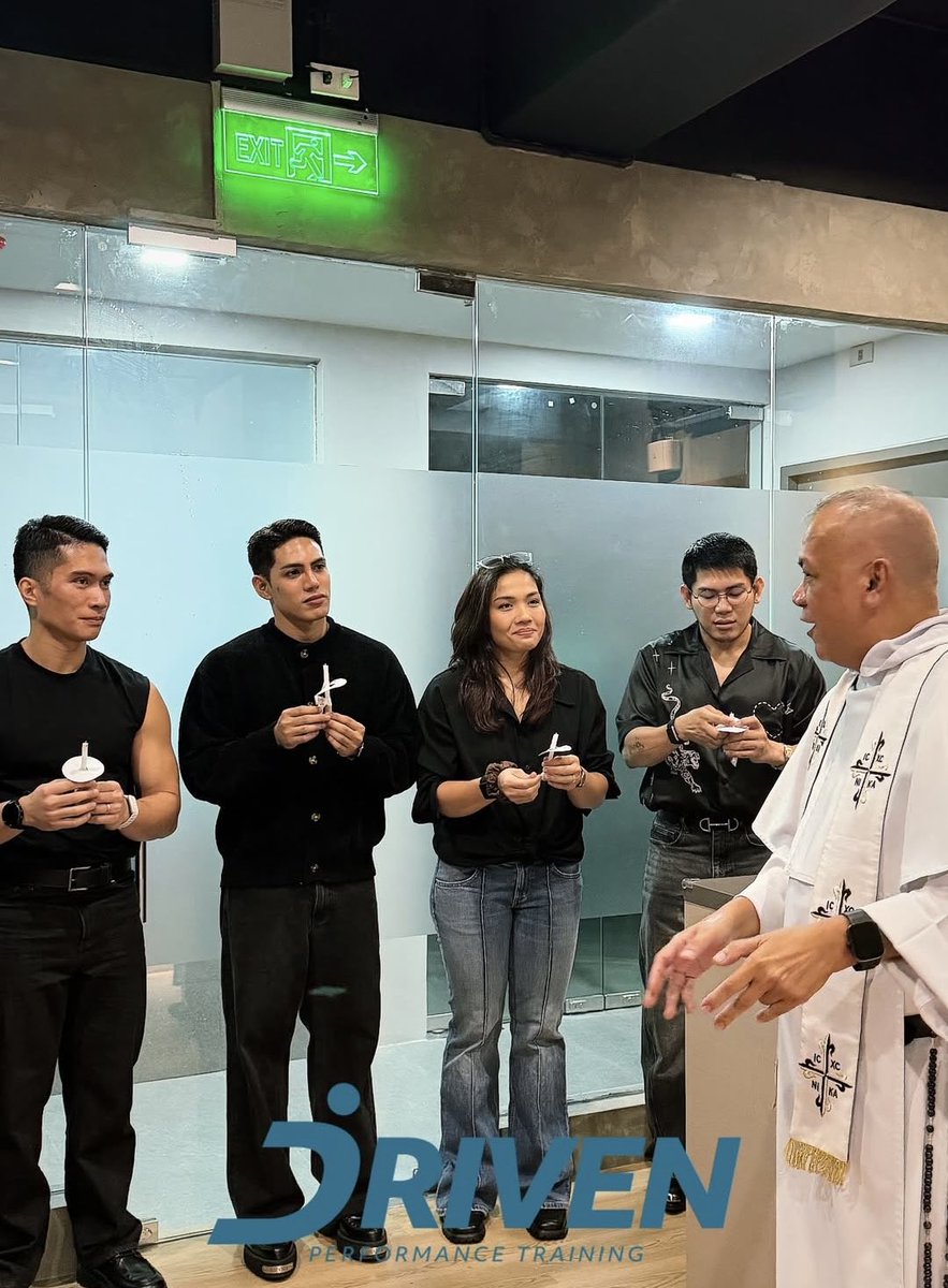 stellbase's tweet photo. A new venture begins ✨

DRIVEN is officially here, marking an exciting new chapter for Stell beyond the stage.

Stell was present at the official opening alongside his business partners, including Mac Igarta, Coach Bern Llanes, and his wife, Michelle.

Congratulations to Stell and the entire DRIVEN team on this new milestone! Wishing you all continued growth and success. 🥂