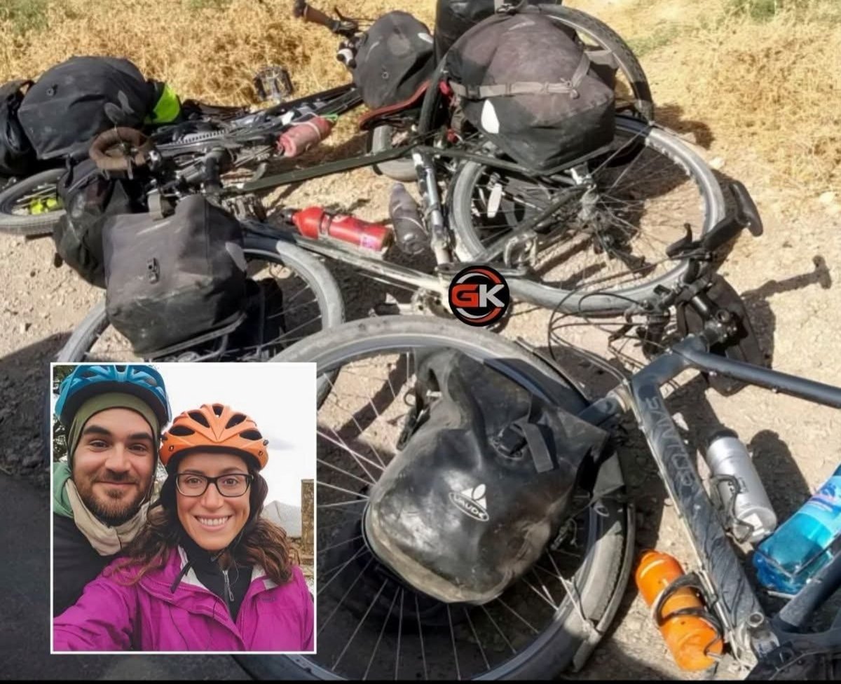 World__Signal's tweet photo. For over a year, they cycled across continents, trying to prove that even strangers in the world can be compassionate. But a horrific incident in Tajikistan on July 29, 2018, ended their extraordinary journey in a tragic manner.

29-year-old J. Austin and Lauren Jiogetgan were traveling the world on a bicycle, sharing their experiences through their blog 'Simply Cycling'. Along the way, they met many people who offered them food, shelter, friendship, and help. These experiences strengthened their belief that most people in the world are kind and helpful.

Near Danghara in Tajikistan, they were traveling with other international cyclists when a vehicle hit the group. Officials later called it a well-planned terrorist attack. In this attack, J., Lauren, and two other cyclists lost their lives.

Later, ISIS claimed responsibility for the attack, and Tajik authorities launched an investigation against the suspects.
This tragedy shook the world, but it could not erase the message of J and Lauren. Their story still reminds us that a horrific event cannot destroy the countless human virtues that they experienced on their journey.