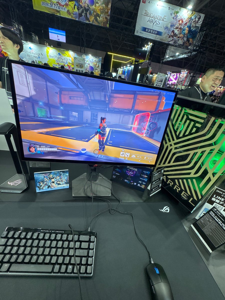 askdosue's tweet photo. #TGS2026 #ROG20周年 https://t.co/lob0V9vXDy