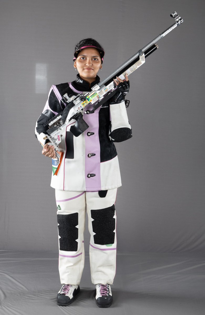 KirenRijiju's tweet photo. India’s first medal at the #AsianGames2026! 

Many congratulations to Elavenil Valarivan, Sonam Maskar & Vidarsa K Vinod on clinching Silver in the Women’s 10m Air Rifle Team event.
A fantastic start to Team India’s medal campaign. Wishing our champions & the entire contingent many more moments of glory!

#Cheer4Bharat