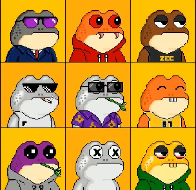 mostakim93213's tweet photo. I am giving away 5 GTD spots for @zecfrogs mint

Monday, 21 Sept
5:00 PM UTC
6969 · Free mint

→ Follow @mostakim93213 + @zecfrogs
→ Like &amp; RT
→ Drop your ZEC address

Winners in 6h good luck everyone https://t.co/rMeVLg8GCw