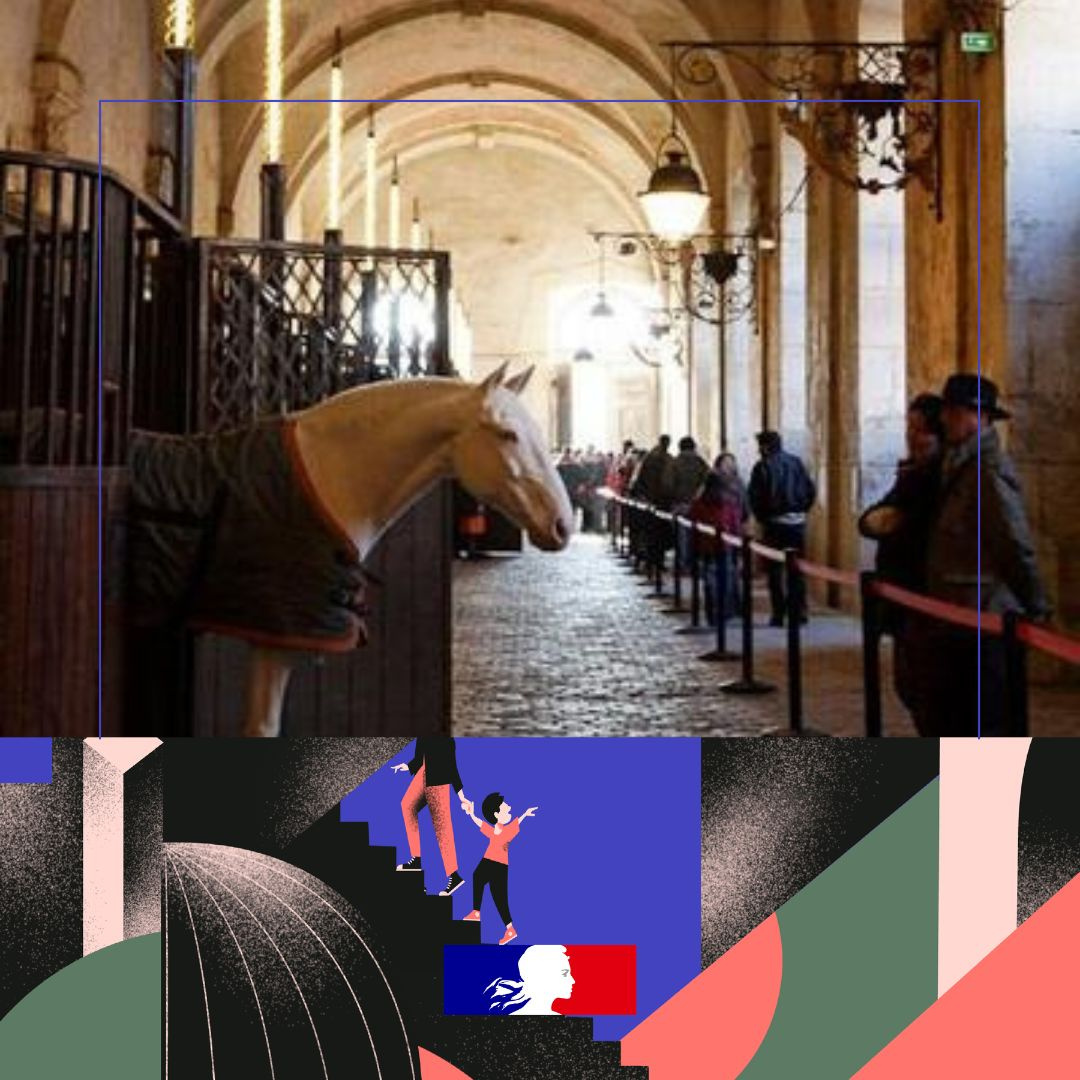 MinistereCC's tweet photo. #JournéesDuPatrimoine 🐴 | Aujourd’hui, jusqu’à 12h, l’Académie Équestre de Versailles ouvre exceptionnellement ses portes ! (Re)découvrez, en visite libre, l'architecture des écuries royales conçues sous le règne de Louis XIV.
 Détails 👉 https://t.co/AwdsMcXeF1
@Prefet78 https://t.co/si6x1eTaCk