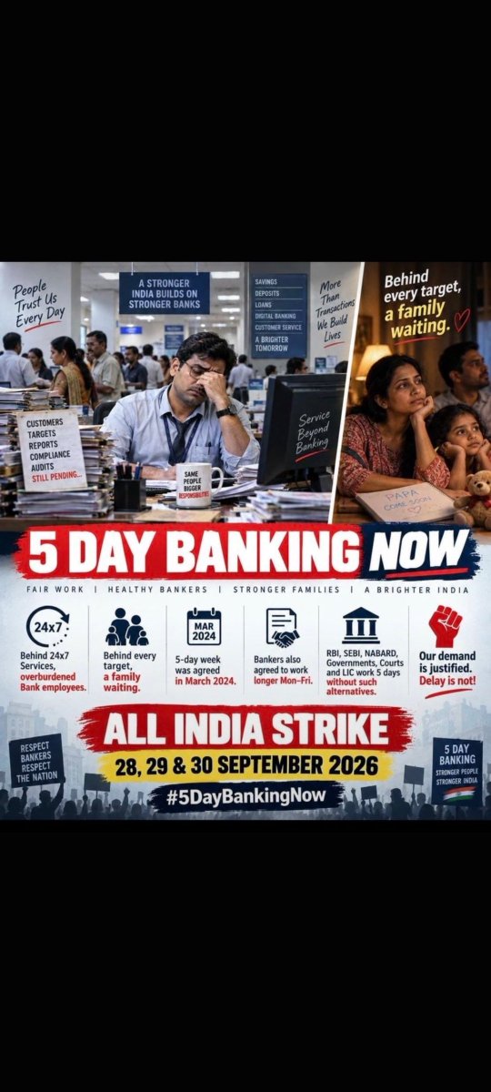 SnehaPithadia's tweet photo. #5DayBankingNow https://t.co/RJmgbHno8o