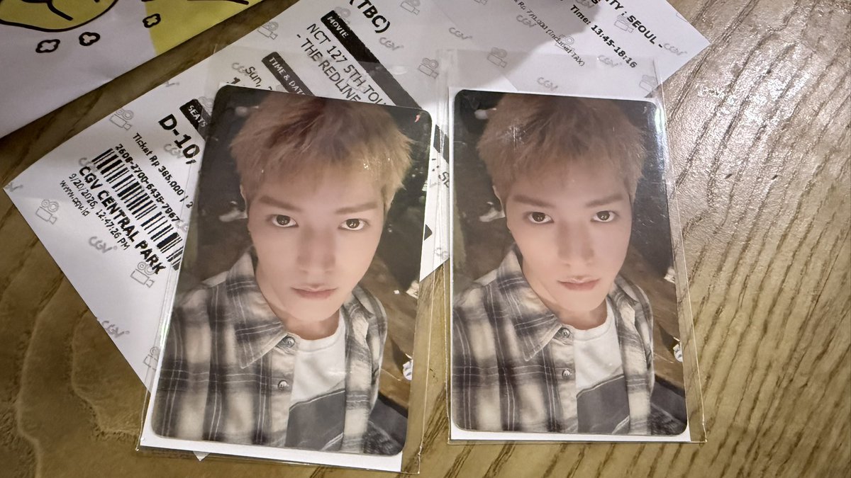1004xiahh's tweet photo. WTT The Redline in Cinema taeyong to haechan / jaehyun
Bisa cod di cgv cp sekarang atau pas tuker tiket or venue konser

#theredline #NCT127_5TH_NEOCITY_THE_REDLINE_in_CINEMAS #nct127 https://t.co/6mlC28IIa8