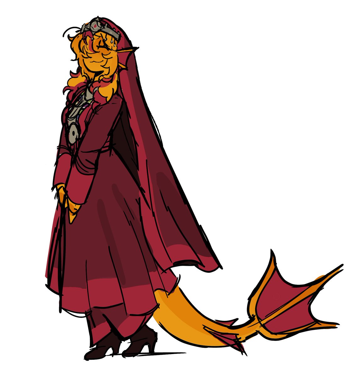 wingedstag's tweet photo. princezam doodle as I cope with the recent wemmbu upload https://t.co/CxJ22U7agu