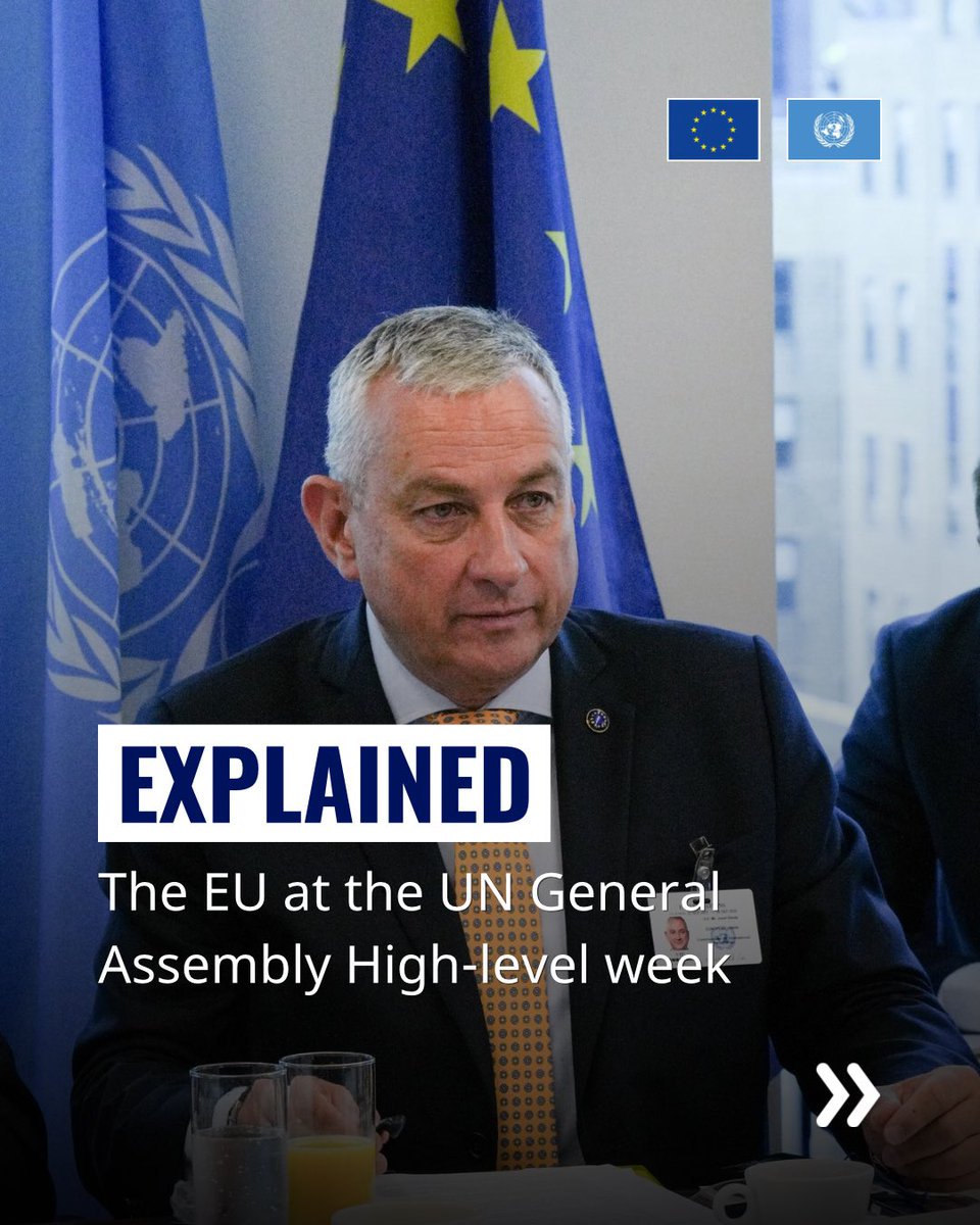 JozefSikela's tweet photo. Good evening from New York! 🇺🇸

My mission for this year's UN General Assembly starts here. And the whole world is coming at a time that is more competitive and more difficult than it used to be.

Europe, brings a unique partnership offer. https://t.co/IJq7Epz84Z