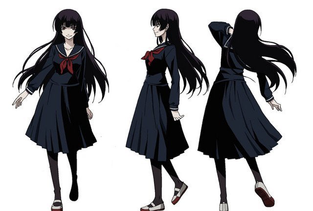 nishi_haru02's tweet photo. 『黄昏乙女×アムネジア』、深夜アニメに触れ始めた未成年者に黒髪ロング黒セーラー黒ストッキング人外お姉さんを味合わせるには充分な活躍をしていた。 https://t.co/zAjrMOnlDk