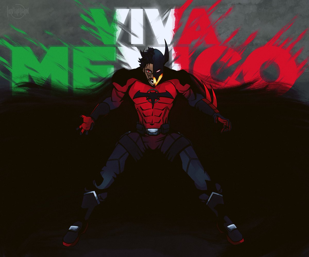 devilcmplx's tweet photo. Little late drawing to celebrate both Batman Day and Mexican Independence Day using my Batman Sona

Reference by the legend @Danmora_c 

#batmanday #batman #redhood #diadeindependencia https://t.co/7tEUiZiK47