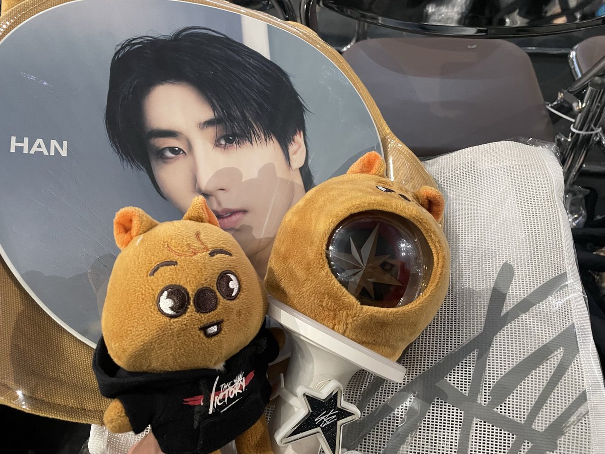 btsaruka's tweet photo. スキズのライブ京セラ2日目入場！
アプグレ席だからグッズもらえた。
掛け声して、楽しも。 https://t.co/XrefBo5lka