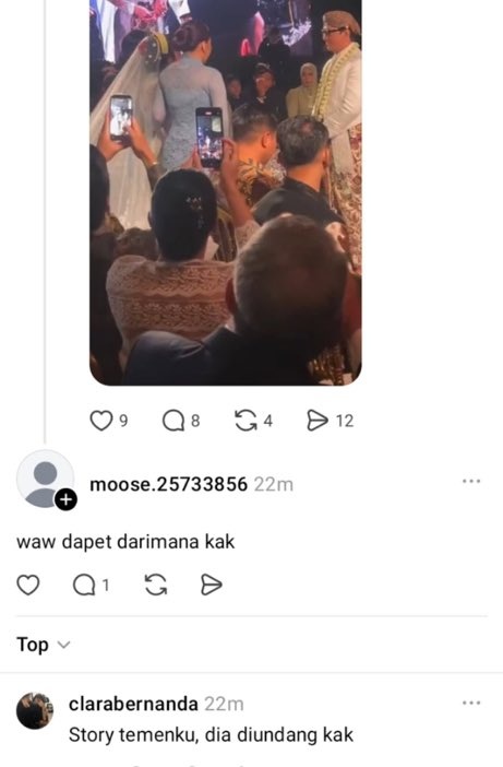 unmagnetism's tweet photo. wahh udah menikah ya ini?

kalian diundang ga?
aku ga sempet datang nihh https://t.co/4R4x8JESIE