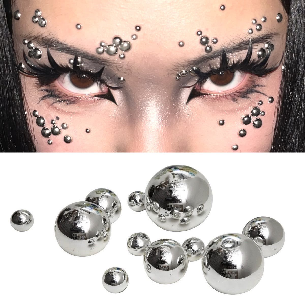 peachycorner_'s tweet photo. Metallic grey eyeshadow look https://t.co/bUrpRSWH3I