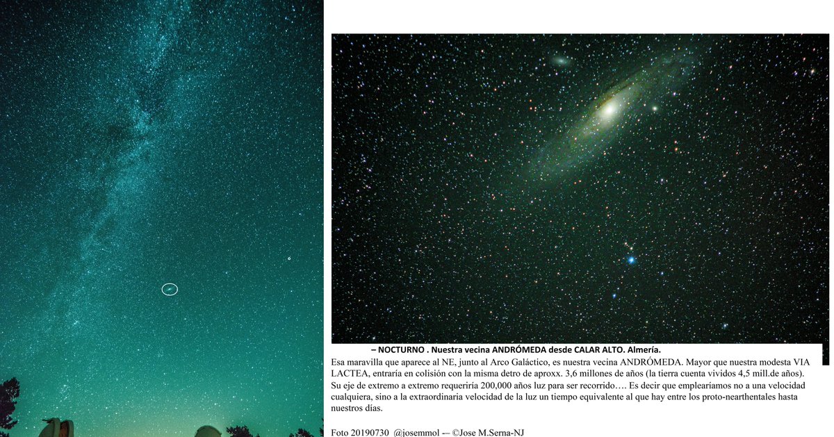 josemmol's tweet photo. contemplando ANDROMEDA desde diversos puntos del SURESTE (fotos en Almería,Albacete,Murcia)
observación recurrente para quien simplem. escudriña la maravilla de la boveda q nos asperja el Universo.

Hacerlo contribuye a ubicarte como ser humano

@AstronomiaRivas @HombreMontana https://t.co/GPn0HBVOdV