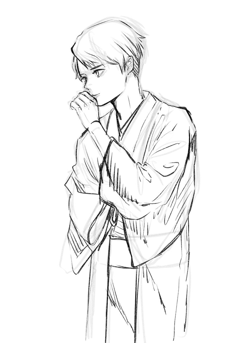 Sen_no_tochu's tweet photo. 40代で転職したら、イラストレーターとして採用されました。

仕事でキャラクターを描くことになり、
「これはちゃんと基礎から練習しないとまずい」と思って、クロッキーを始めました。

このアカウントでは、

・電車内でのクロッキー
・デジタルでの人物練習
・日々の練習絵
・たまにファンアート https://t.co/oaEb2H07Vh
