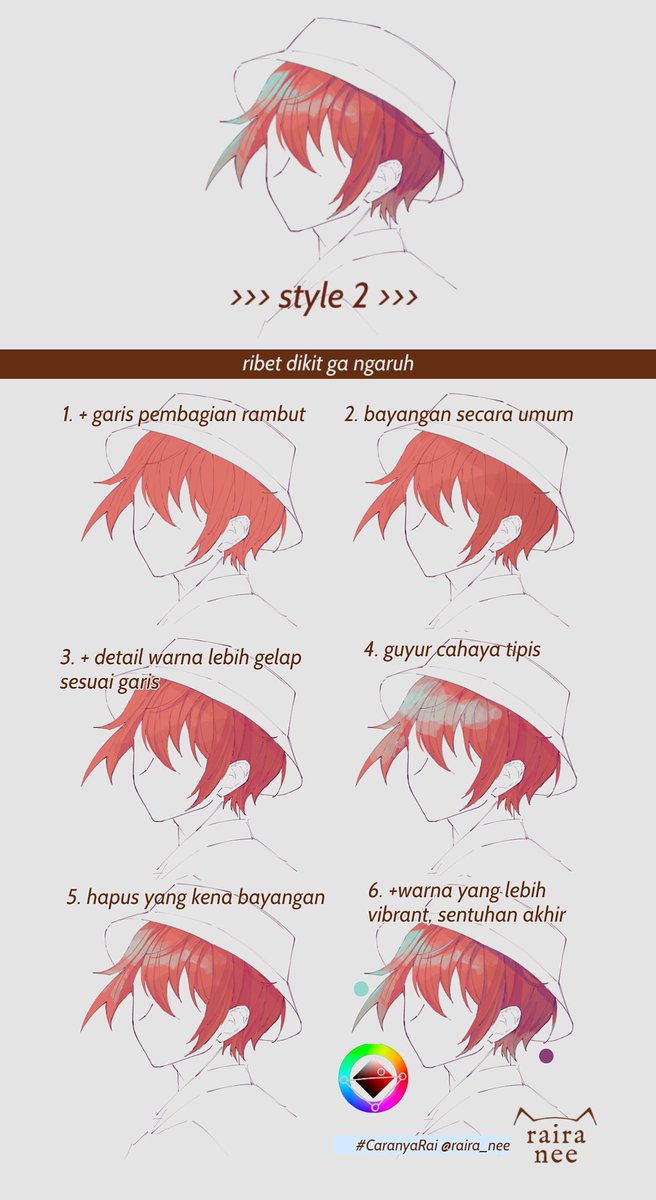 raira_nee's tweet photo. #CaranyaRai render rambut https://t.co/mNhKk3pCoE