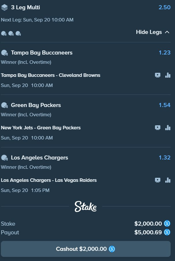 TactBets's tweet photo. TIME FOR WEEK 2 OF THE NFL! 🔥🏈

We got 2 different parlays, they pay $10,000 total if they both hit, that I placed on @Stake 

💸 If it WINS, I'm Giving Away $250! ($50 x 5) 💸 
➡️ Follow & Retweet! 
➡️ Comment your Stake username!
➡️ Tag a friend! 

USE CODE TACT FOR EXTRA LUCK 🍀