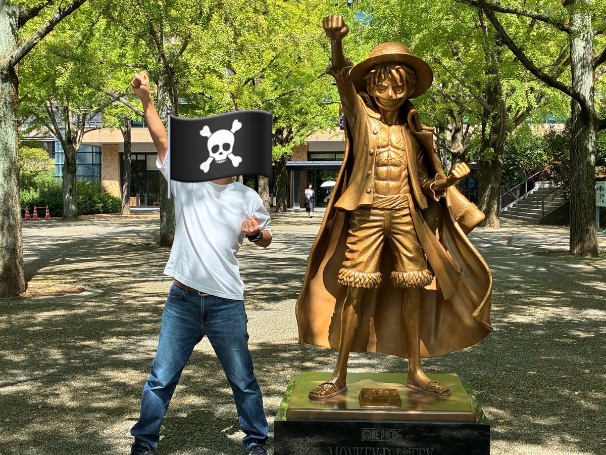 munpapa_daisuki's tweet photo. 仕事、子育てのタイミングから妻が

今しかないでしょ。
熊本、1人で行って来な！！！

と送り出してくれた２泊3日の熊本ONE PIECE像巡り1人旅、これにて完結！！！尾田さんの描くONE PIECEが大好きで、本当に幸せな旅でした！

妻よ、ありがとう！！！
明日からはまた家族最優先でやっていきます！ https://t.co/mz8Uy6JtMp