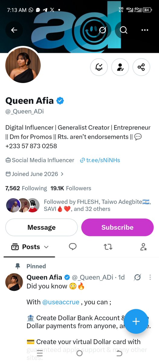 Alpinejamal's tweet photo. @officialmoore7 @_Queen_ADi Done with faith 

2279554275
UBA
Safiya

I really appreciate 🙏
@officialmoore7 

Thanks in advance my boss https://t.co/FMiRMrn6Je