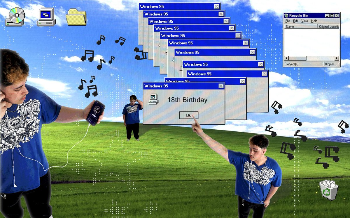 n0tmarz's tweet photo. BIRTHDAY🔞 
#y2k #photoshoot #graphicdesign #nostalgiacore #thebaddestbitchesbirthday https://t.co/GHH1acfLtU