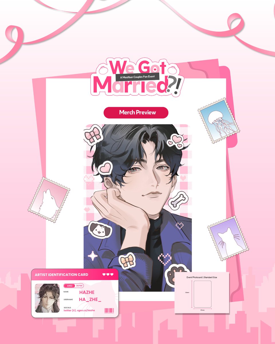 foolslounge's tweet photo. We Got Married?! : A Meatbun Couples Cupsleeve Event 💓

【Merch Preview】
Photocard: @HA_ZHE_ 
💙 He Yu

ONSITE: https://t.co/MZfLeNShFT
LOCAL: https://t.co/PBvhCqx8LN
INT'L: https://t.co/VuwO4c8b44

🗓️ Forms close on 27 September 2026 (10PM PHT).

#WeGotMarried #MeatbunCSE #RanWanCSE #XiMangCSE #HeXieCSE #MoRan #ChuWanning #2HA #ErHa