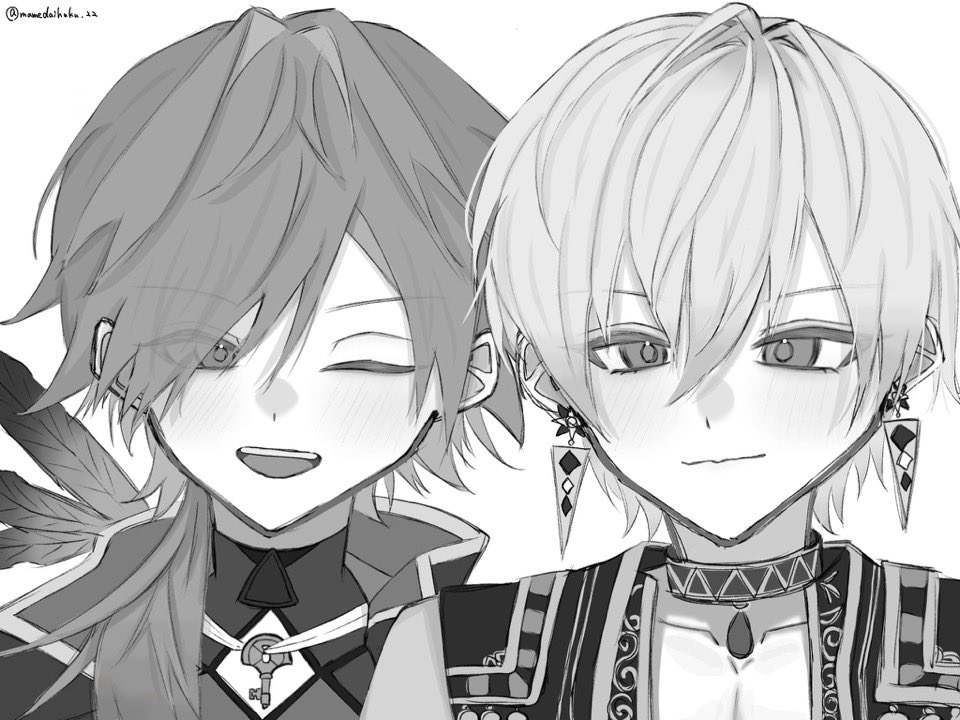 mamedaihuku_22's tweet photo. SWなので久しぶりに🏷️
🗝️💸さん中心に描いてます！最近はたうんの捏造漫画とかも描いてます！
♻️中心に全反応巡回します！
無言フォローでお迎えさせていただきます🙏
よろしくお願いします！！
#にじさんじ絵描きさんと繋がりたい https://t.co/cDKHBcLSBo