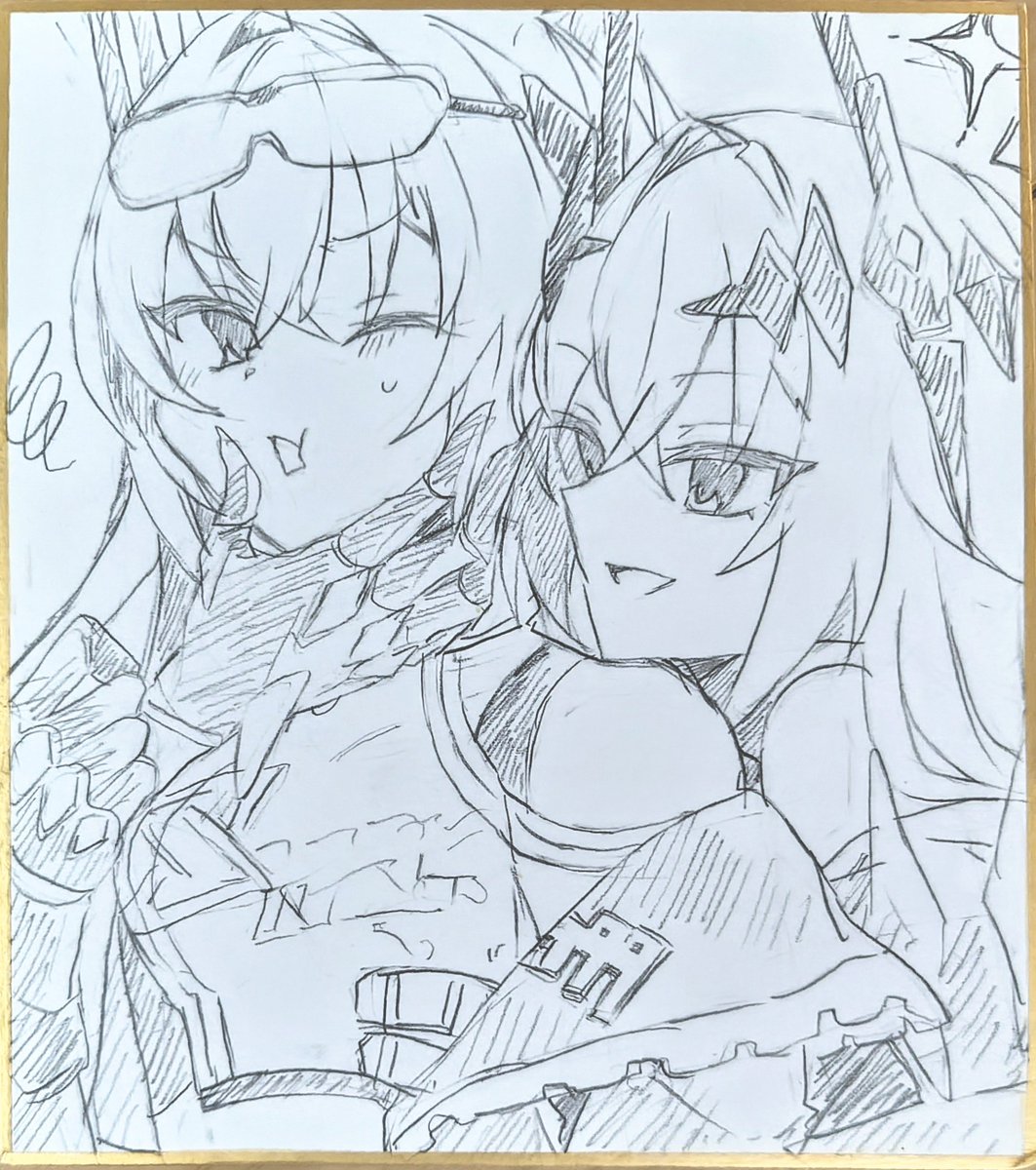 momuridayon's tweet photo. 捧げものの色紙だよ https://t.co/v0lZean7zG