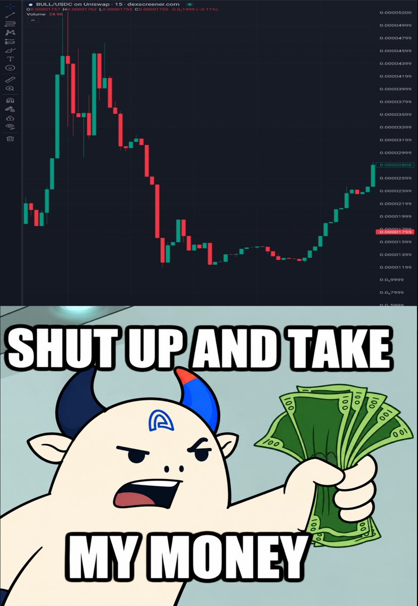rokok4636's tweet photo. My entry sir @ArcBullMeme 
Hope community like this 
$BULL  @ArcBullMeme  #ArcBullMemeContest https://t.co/GPzwgFUMQ7