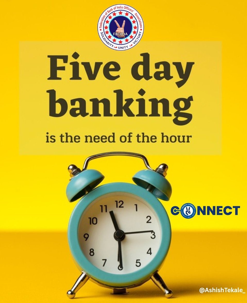 NigamBrahmbhatt's tweet photo. FBOIOA Zinadabad

#5DayBankingNow
@fboioa_india @nilesh_pawar15 @UFBUIndia @aiboc_in #FBOIOA https://t.co/EbP1pFhyND