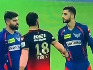 heyitszzzzz's tweet photo. @Jaysonsamosa Naveen literally caught him twisted his hand in from of whole stadium 😭 kya ukhad liya chokli ne https://t.co/Mrewgo2q84